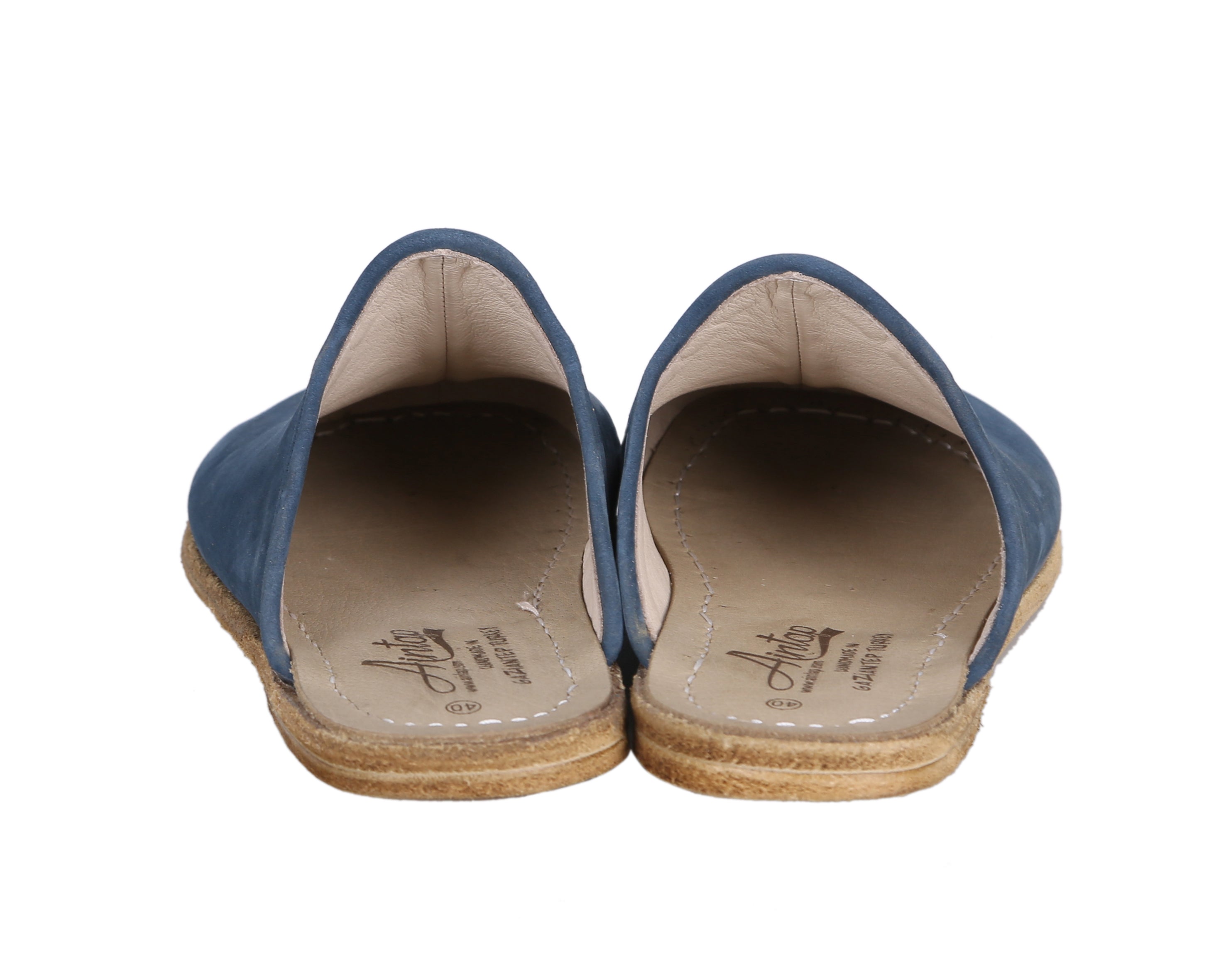 Jeans Sandal Wide Barefoot Nubuck Leather Handmade Sandal