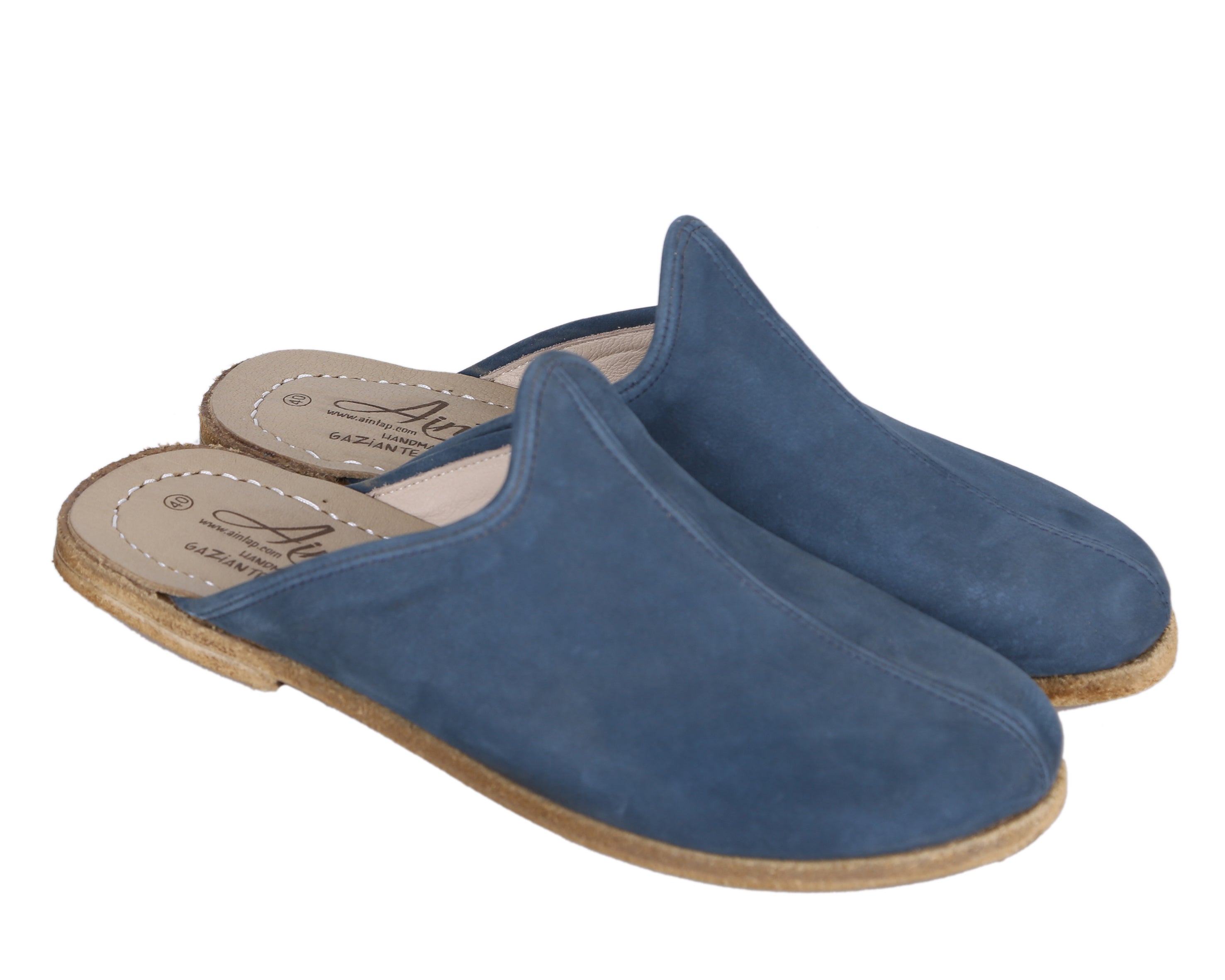 Jeans Sandal Wide Barefoot Nubuck Leather Handmade Sandal