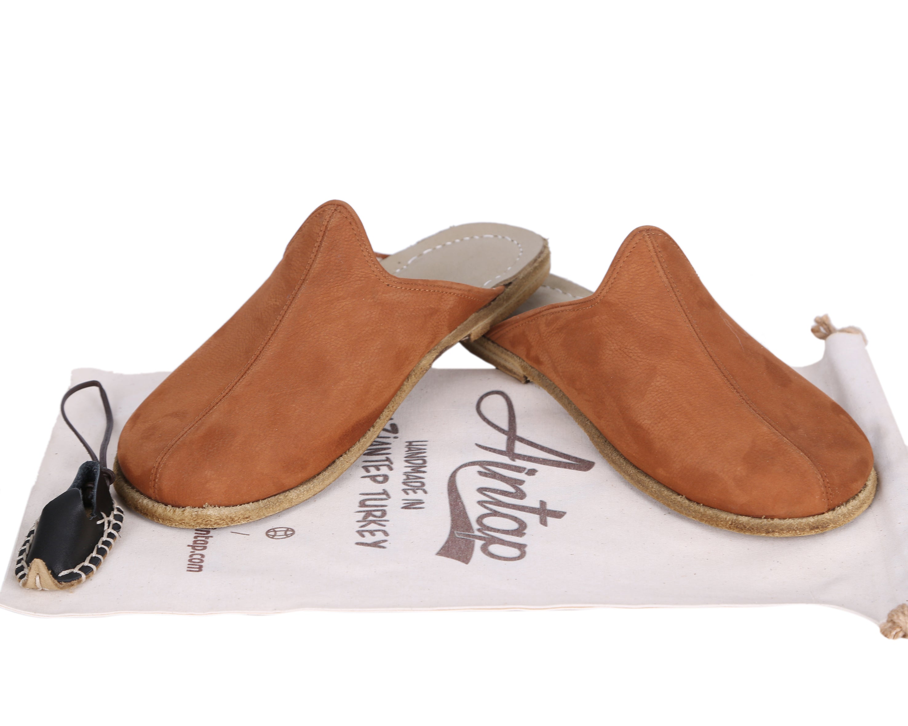 Tan Sandal Wide Barefoot Nubuck Leather Handmade