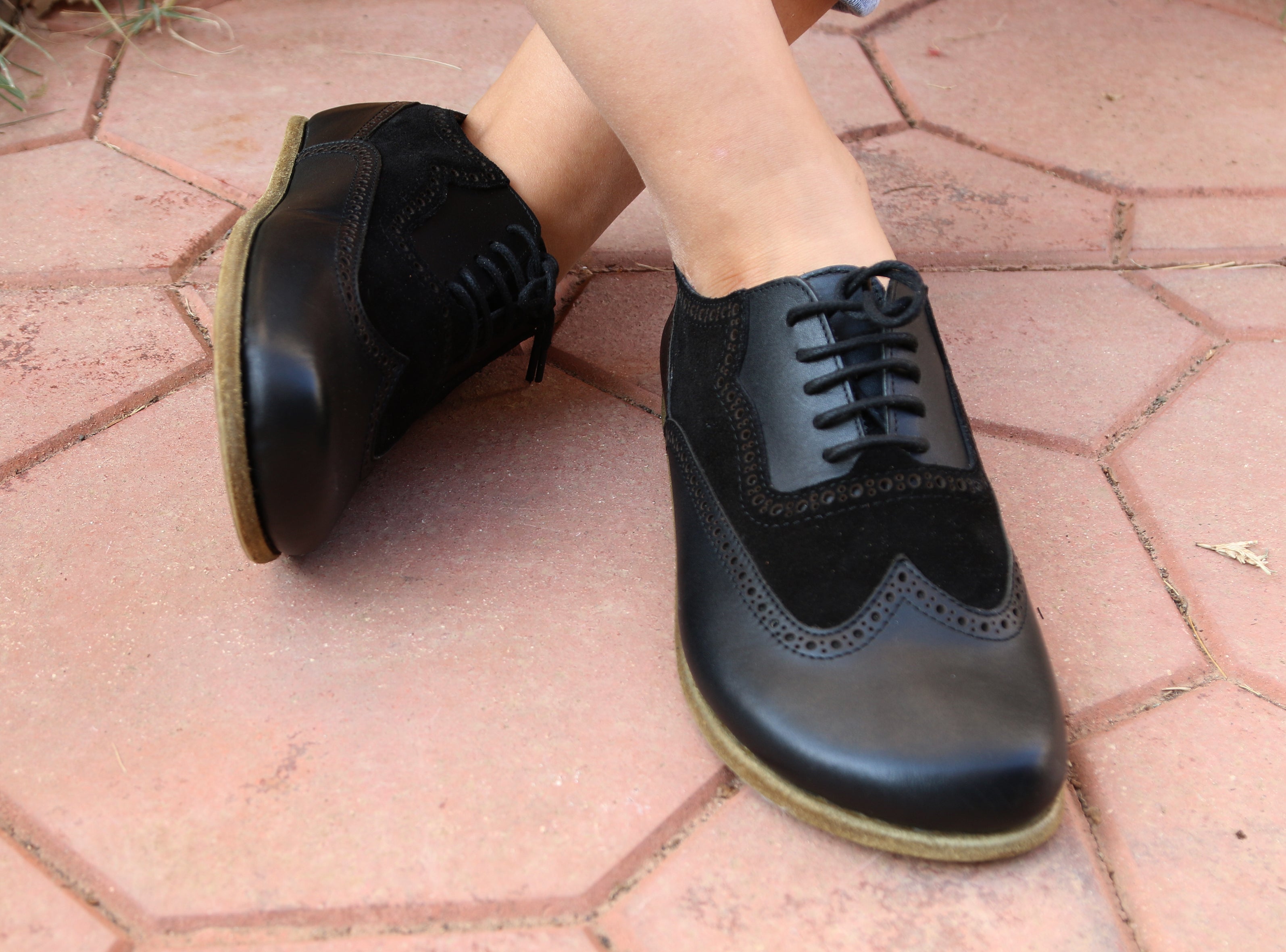 Black Moccasins Wide Barefoot Leather Handmade Shoes Moccasins